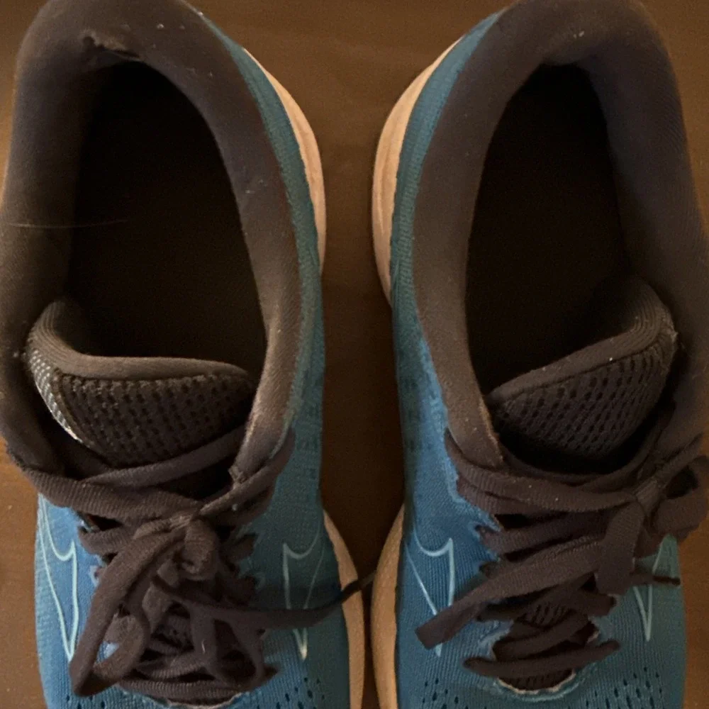 Mizuno Wave Rider 25 Womens Size 9.5 Blue White‎ Athletic Running Shoes Sneakers